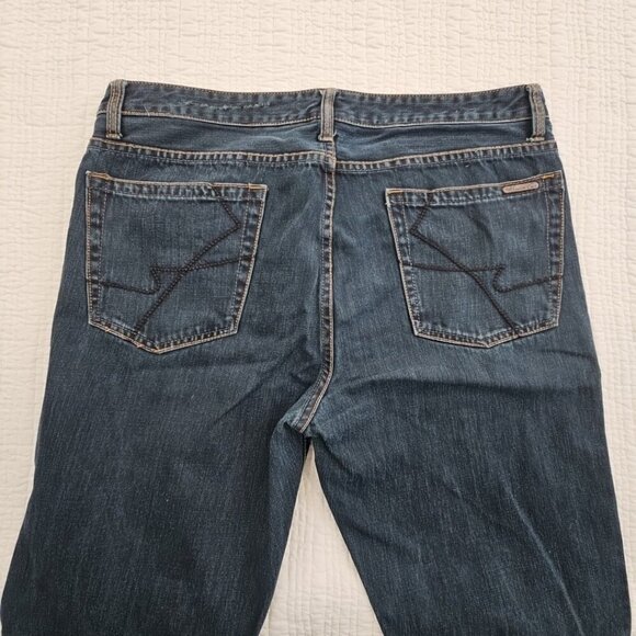 Kenneth Cole Men's 36x32 Straight Fit Denim Jeans Dark Wash Vintage Foshan EUC - Picture 3 of 14